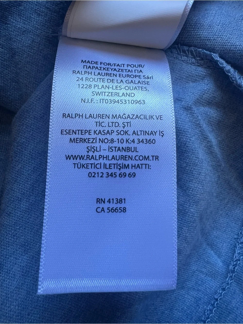Polo Ralph Lauren Mens XL Custom Slim Fit Blue Heather T-Shirt Short Sleeve Pony